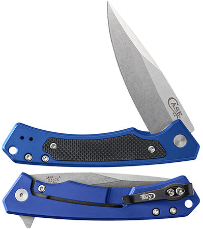 Case Knife Blue Anodized G-10 Marilla 25882
