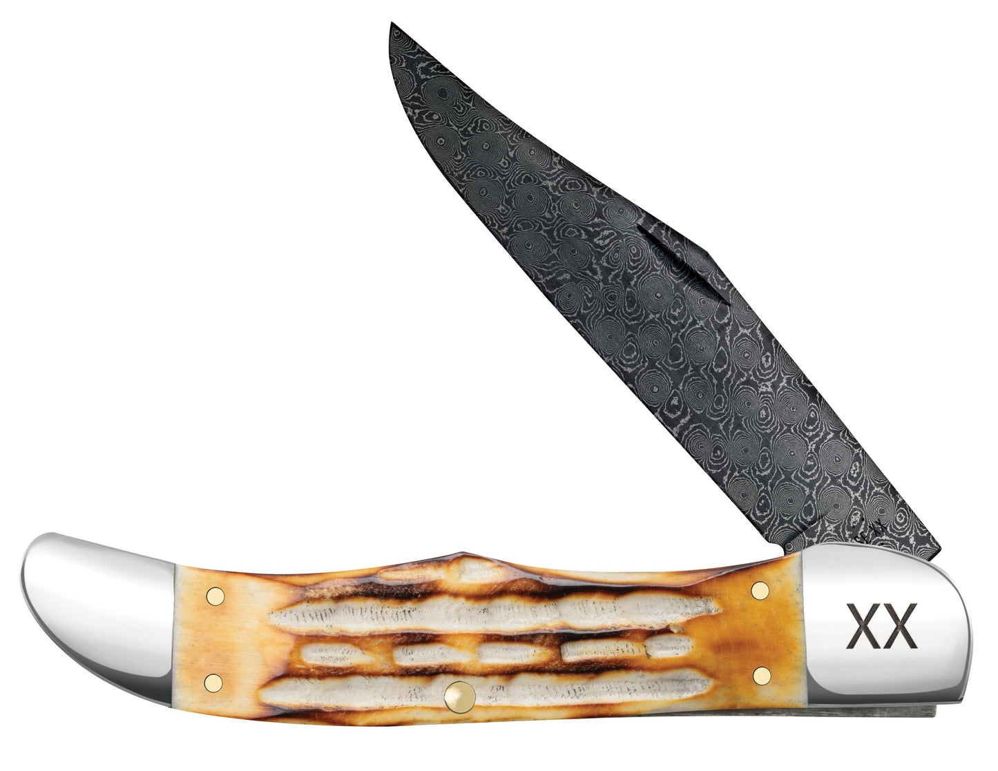 Case Knife Burnt Deep Canyon Folding Hunter (DAM) 27237