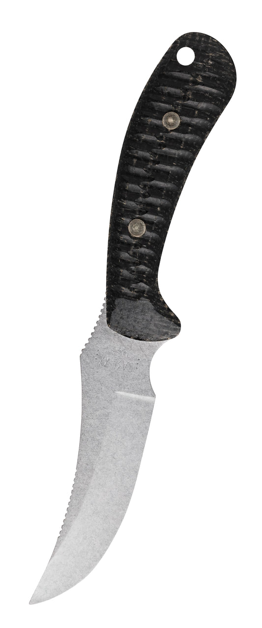 Case Knife Black Burlap Laminate Ridgeback Hunter 30593