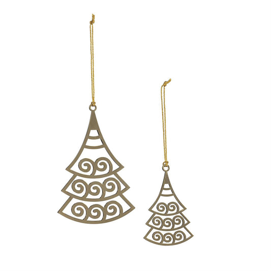 Brass Tree Ornament
