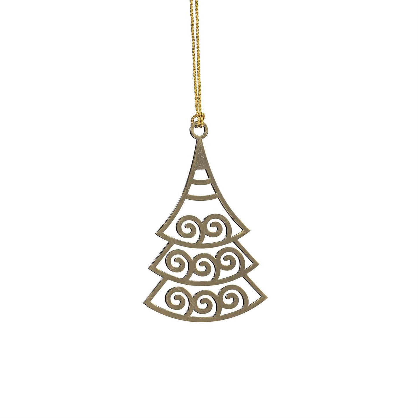 Brass Tree Ornament