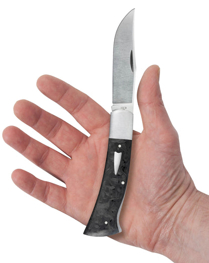 Case Knife Ruple Marbled Carbon Fiber Axe Handle 47542