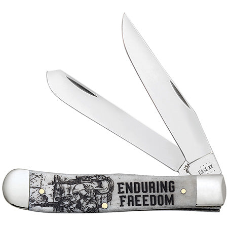 Case Knife Enduring Freedom Trapper 50955