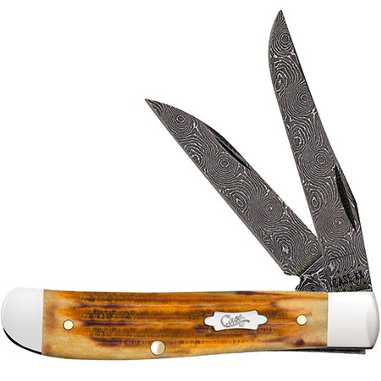 Case Knife Burnt Goldenrod Mini Trapper 52422