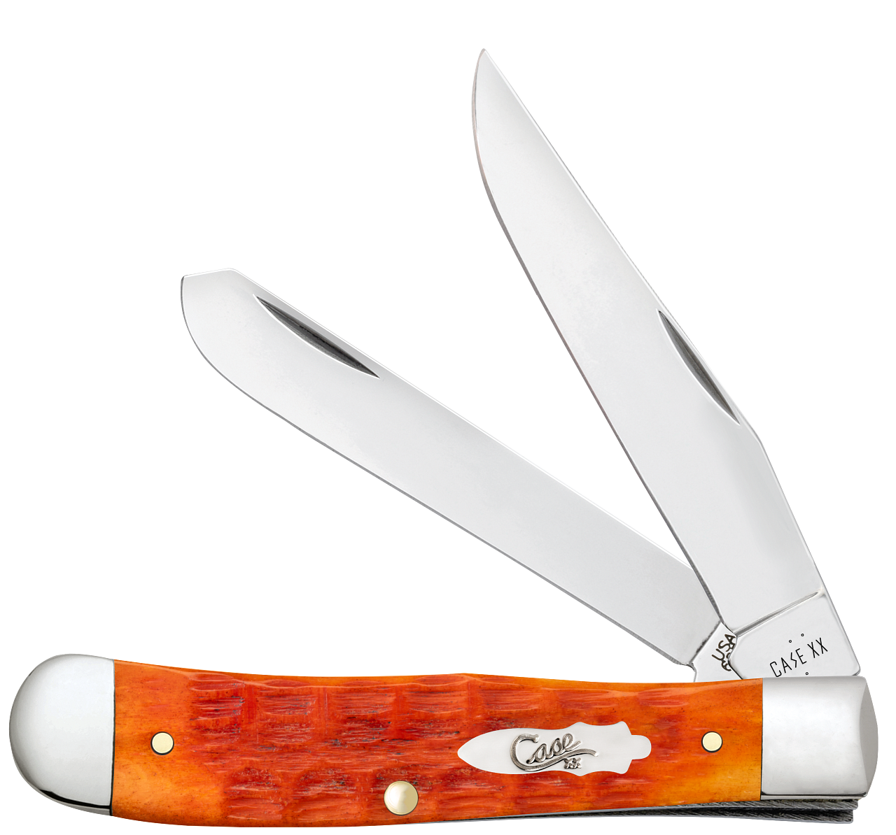Case Knife Tequila Sunrise Bone Jig Trapper 57530