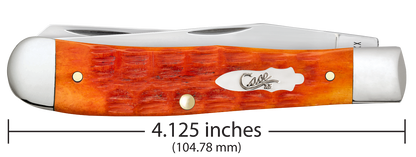 Case Knife Tequila Sunrise Bone Jig Trapper 57530