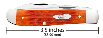 Case Knife Tequila Sunrise Bone Jig Mini Trapper 57531