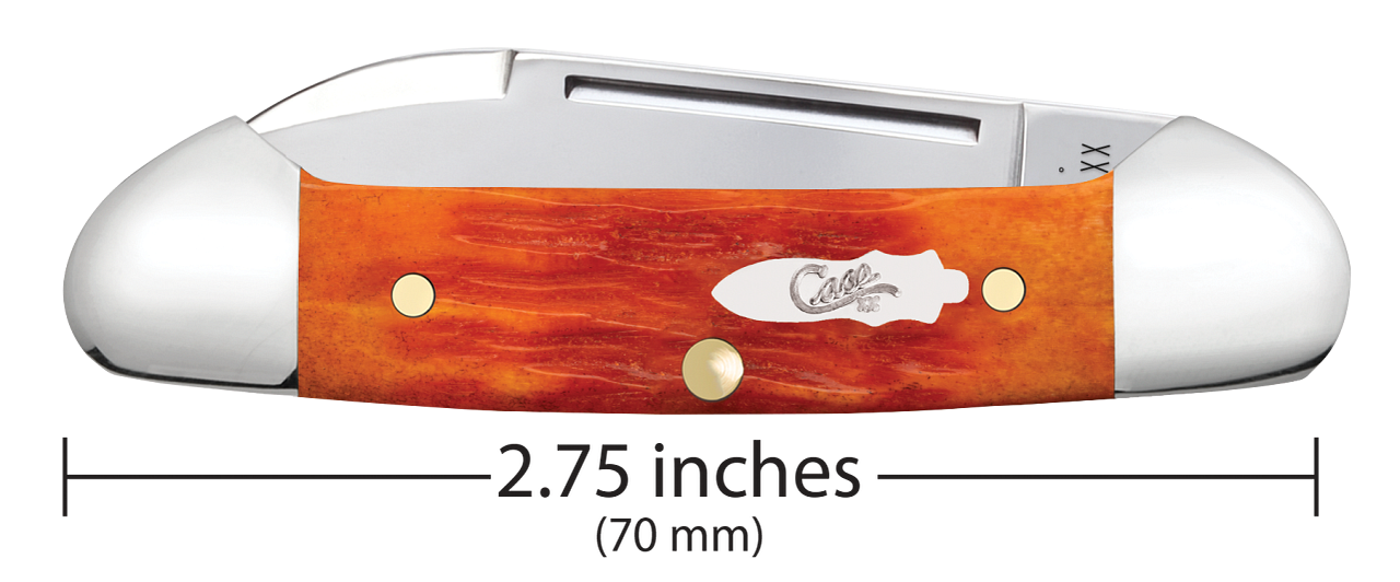 Case Knife Tequila Sunrise Bone Jig Baby Butterbean 57535