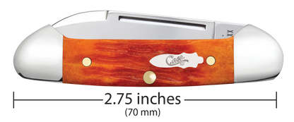 Case Knife Tequila Sunrise Bone Jig Baby Butterbean 57535