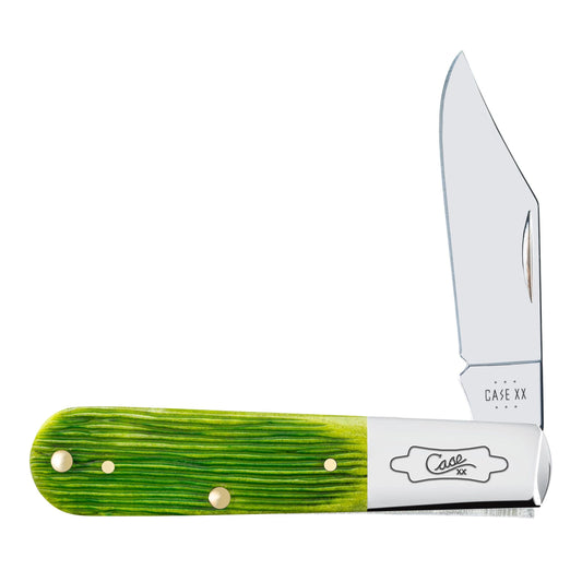 Case Knife Lime Green Barlow 61045