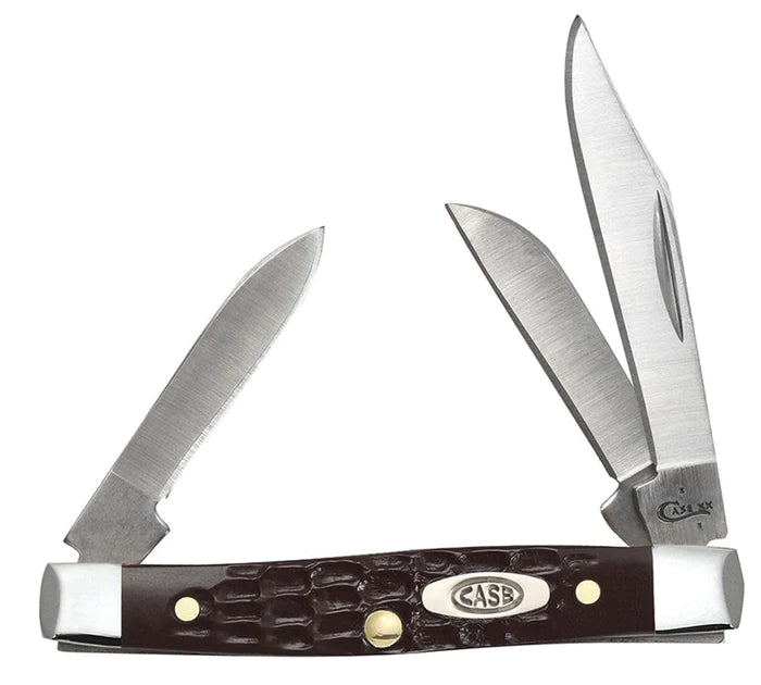 Case Knife Brown Synthetic Standard Jig Stockman 00081