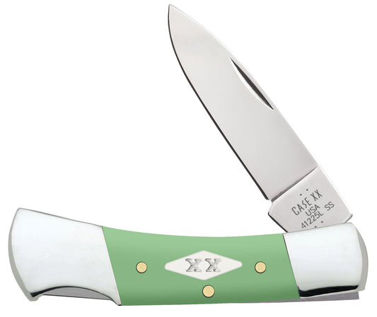 Case Knife Mint Green Synthetic Smooth Lockback 63836