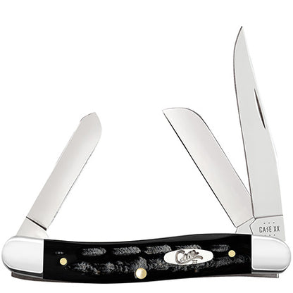 Case Knife Buffalo Horn Medium Stockman 65028
