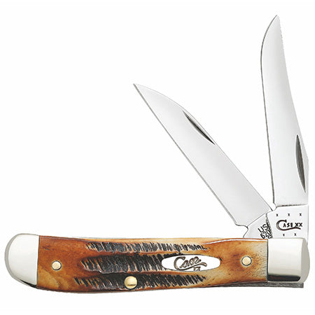 Case Knife 6.5 Bone Stag Russlock 65303