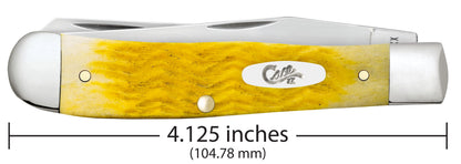 Case Knife Yellow Bone Platts Jig Trapper 75310