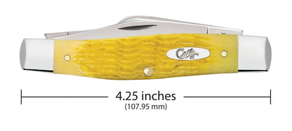 Case Knife Yellow Bone Platts Jig Large Stockman 75311