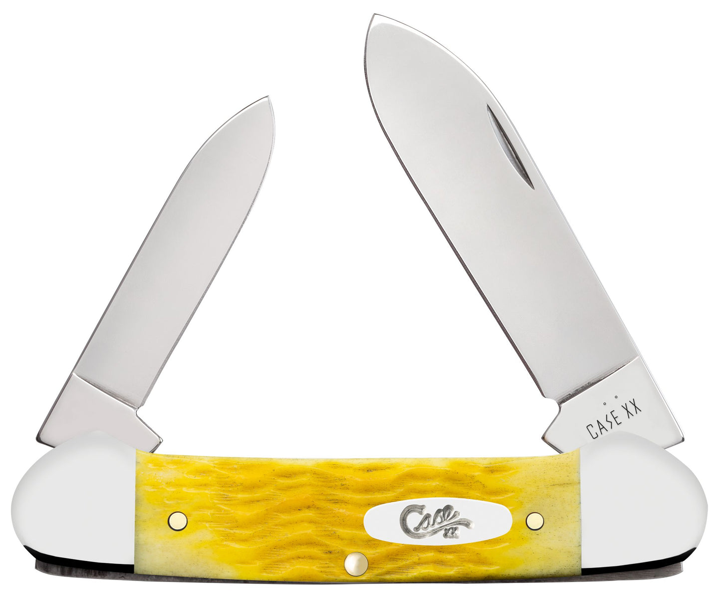 Case Knife Yellow Bone Platts Jig Canoe 75312
