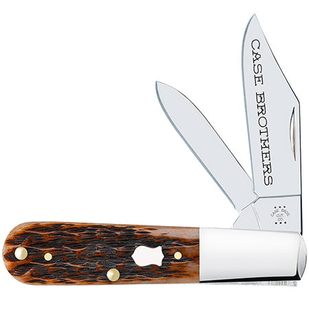 Case Knife Brown Bone Russell Jig Barlow 79413