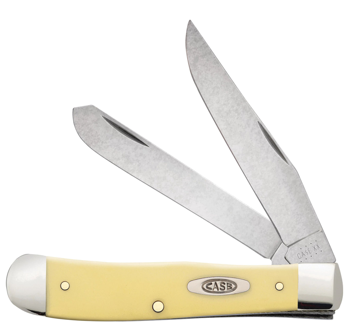 Case Knife Yellow Synthetic Trapper 80161