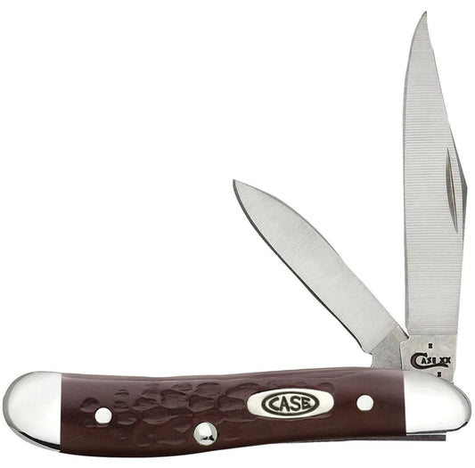 Case Knife Jigged Brown Synthetic 00046