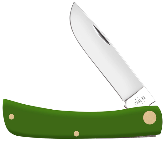Case Knife Green Synthetic Mini Trapper 53395