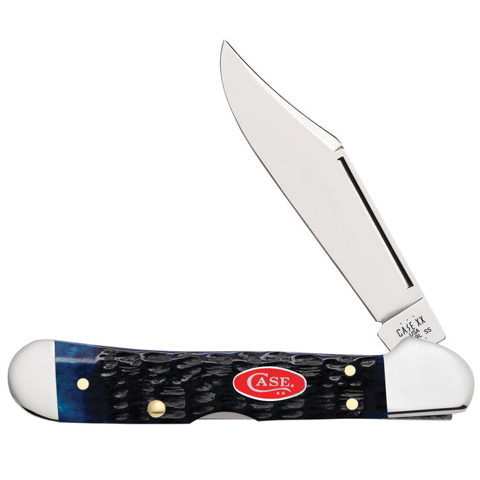 Case Knife Navy Blue Mini Copperlock 06891