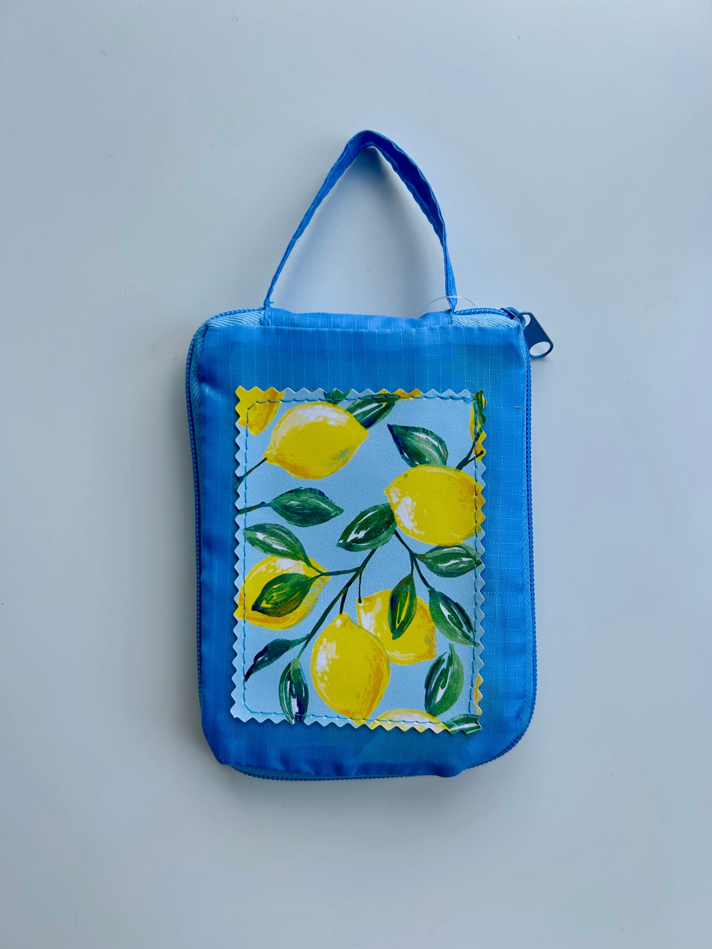 Lemon Coastal Citrus Compact Tote Bag