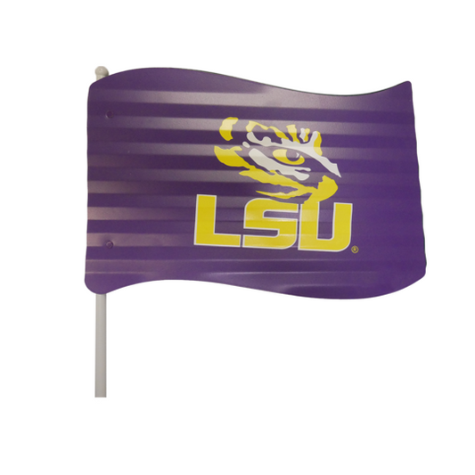 LSU Metal Flag