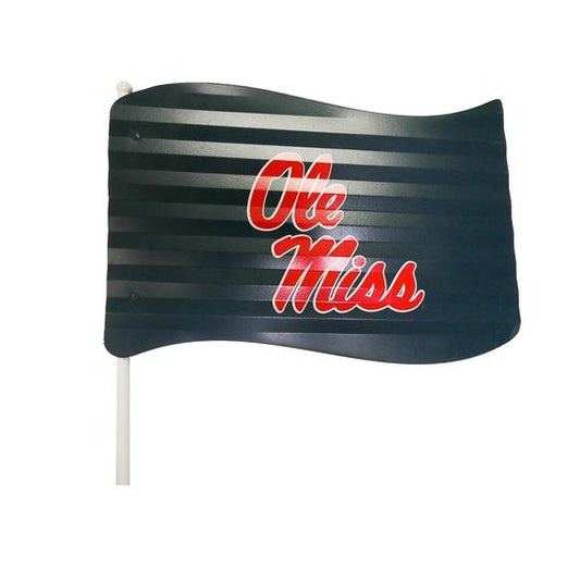 Ole Miss Metal Flag