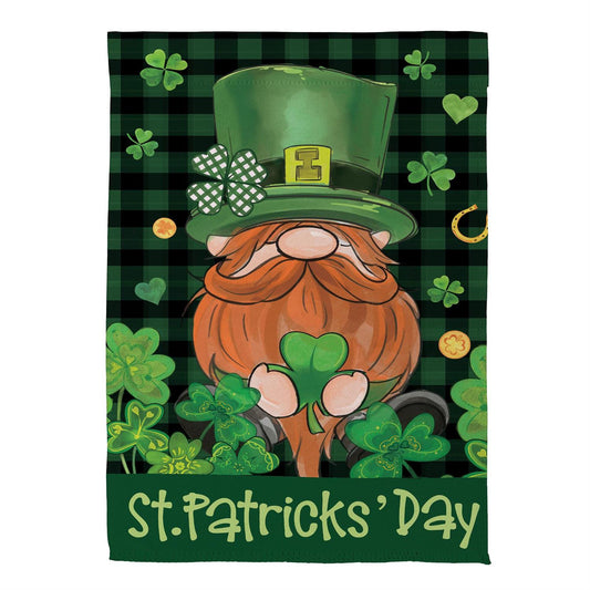 St. Patrick's Day Leprechaun House Flag