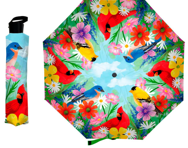 Feathered Compact Umbrella