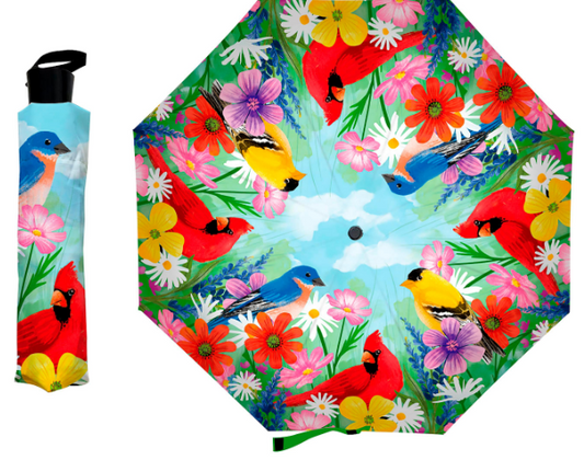 Feathered Compact Umbrella