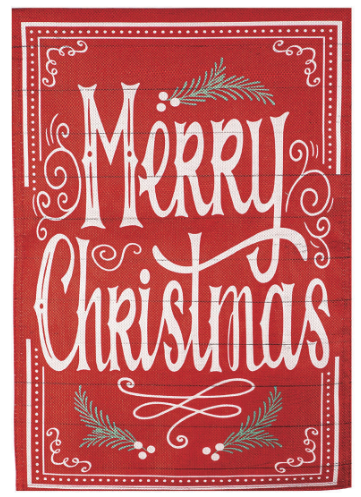Merry Christmas Garden Flag