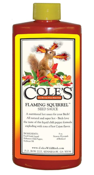 Cole's Flaming Squirrel Seed Sauce 8 oz