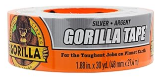 Gorilla Tape Silver 1.88x30