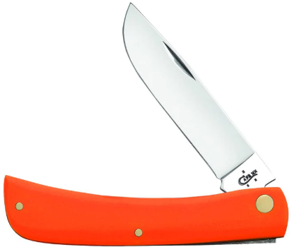 Case Knife Orange Synthetic Smooth Sod Buster 80502
