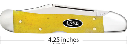 Case Knife Yellow Bone CopperLock 20025
