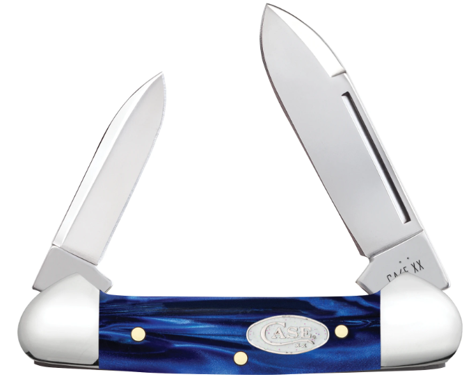 Case Knife Blue Pearl Kirinite Baby Butterbean 23449