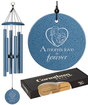 Corinthian Bells Mom's Love is Forever 27" Sky Blue
