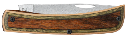 Case Knife Brown/Green Laminate Wood Sod Buster Jr 66381