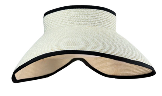 South Shore Visor (Rolls up) Beige/Black One Size