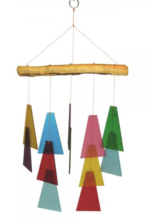 Recycled Glass Windchime Trapezoid