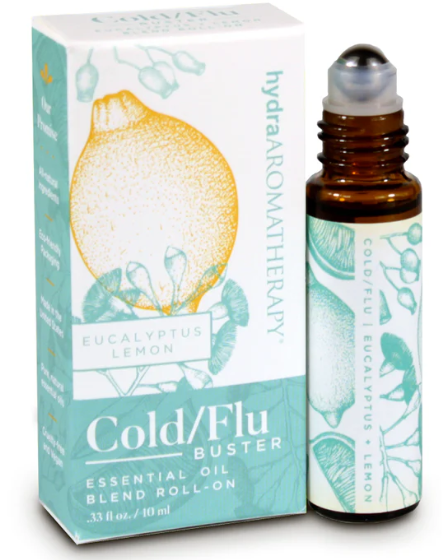 Hydra Aromatherapy Cold/Flu Roll on Essential Oil - Eucalyptus Lemon