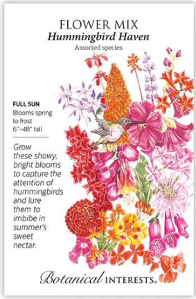 Hummingbird Haven Flower Mix