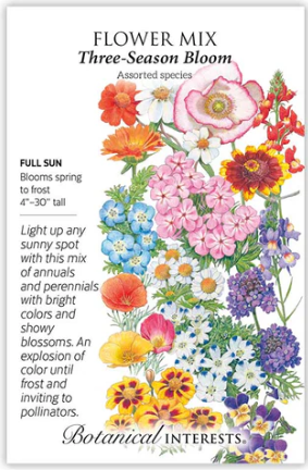 Three-Season Bloom Flower Mix