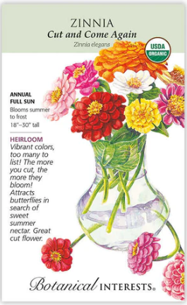 Cut and Come Again Zinnia