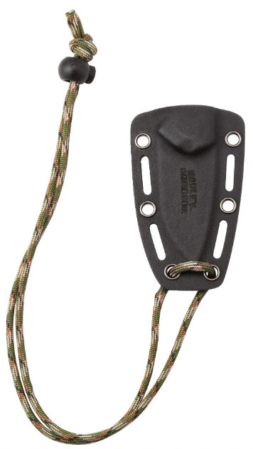 Harley Davidson Black G-10 Fixed Blade Neck Knife 52207
