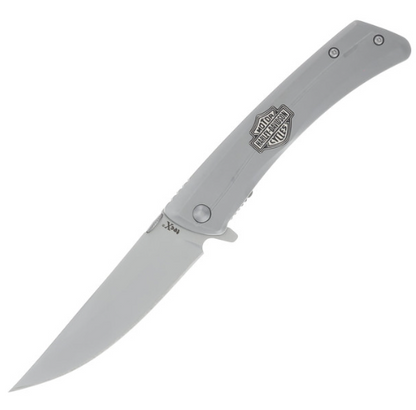 Harley Davidson TecX Stainless Steel Flipper 52232