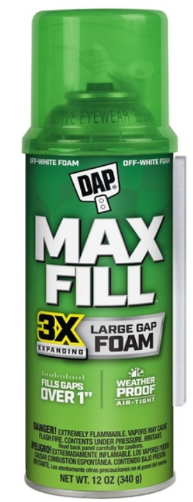 Max Fill Gap Foam