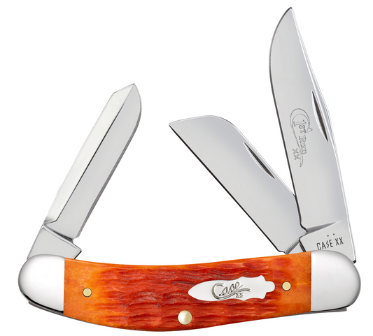 Case Knife 1st Production Tequila Sunrise Bone Crandall Jig Sowbelly 87532